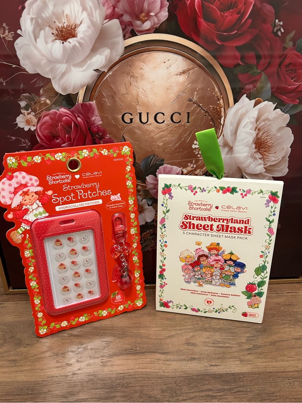 Celavi Strawberryland Character Sheet Masks and Spot Patches Skincare Gift Set